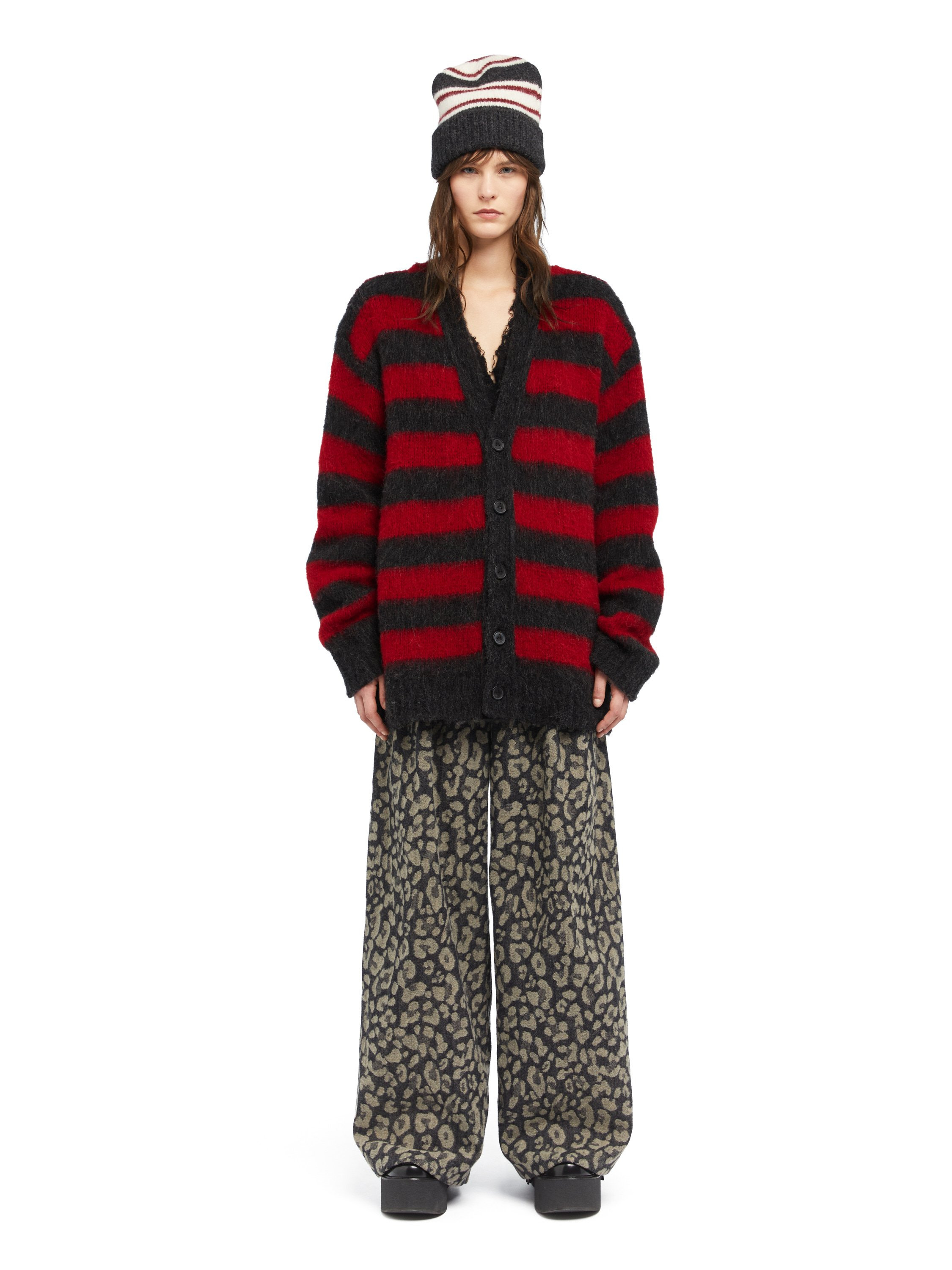 Grunge Stripes Cardigan - 4