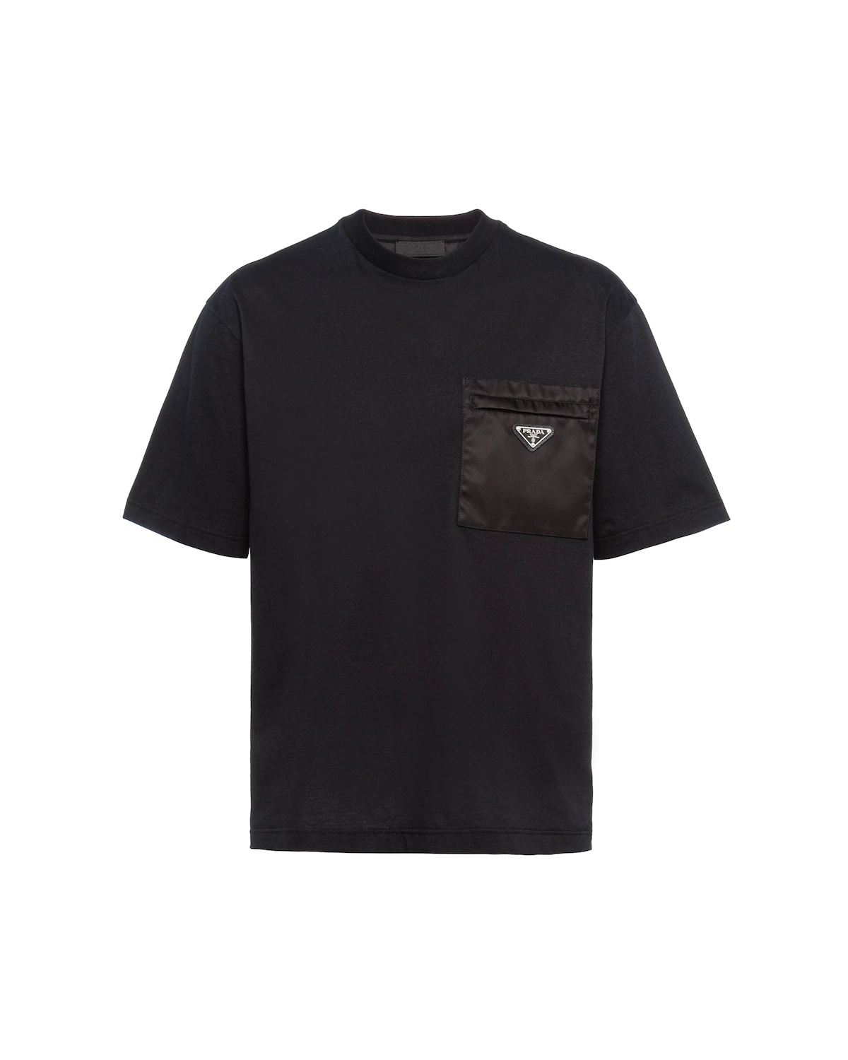 Cotton T-shirt with nylon pocket - 1