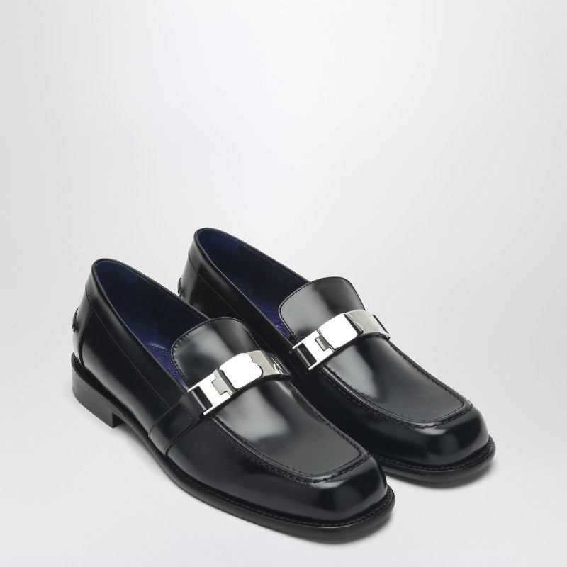 Burberry Mocassino Tower Black In Leather Women - 1