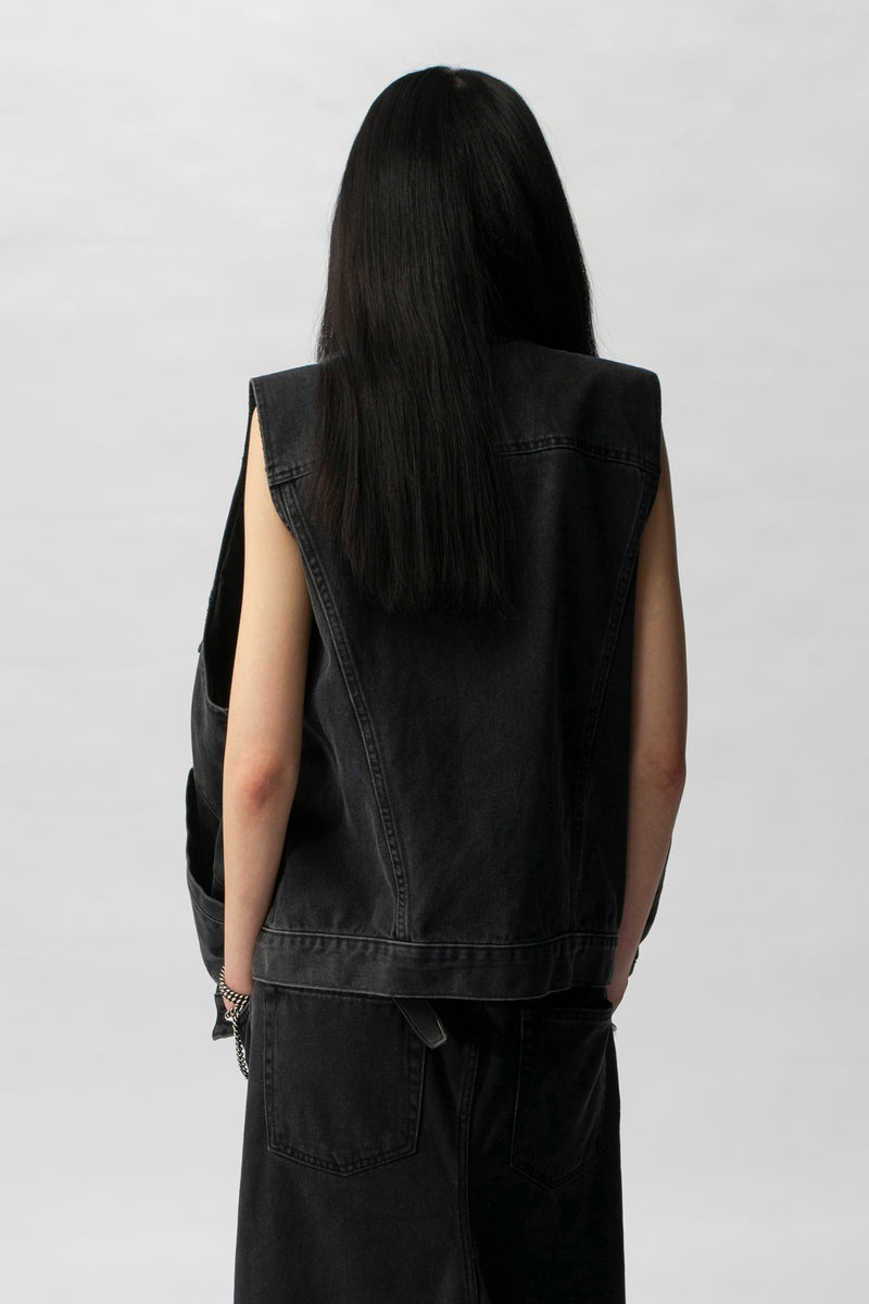 Juliette 5 Pockets High Comfort Sleveless Jacket - 3