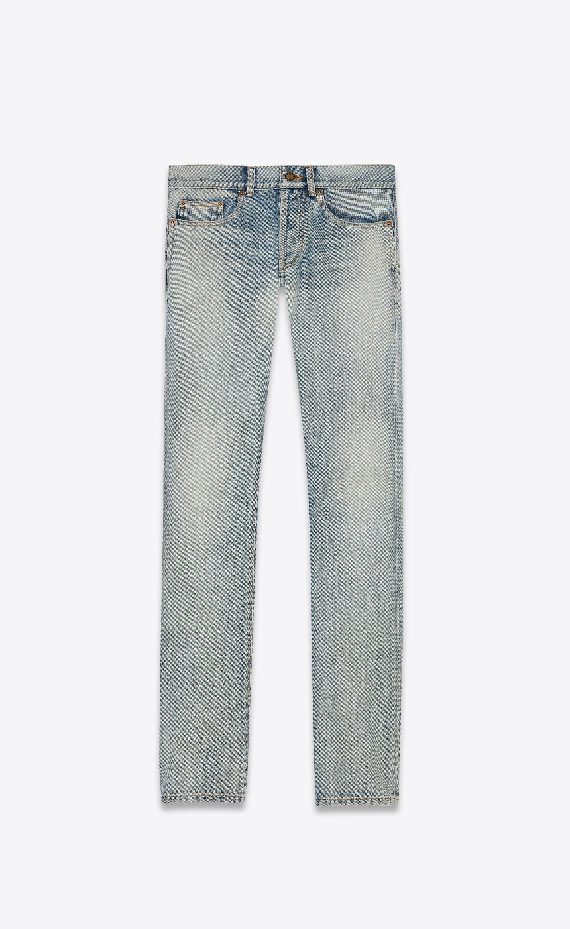 slim-fit jeans in 80's vintage blue denim - 1