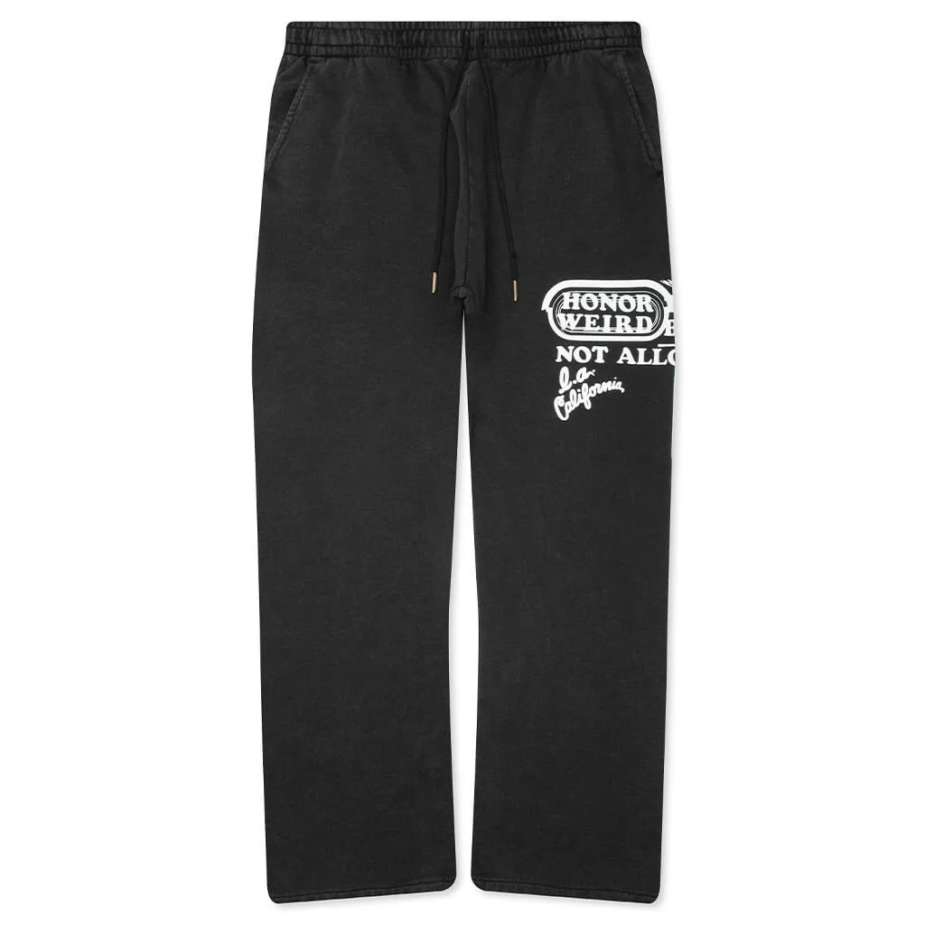 NOT ALLOWED SWEATS - BLACK - 1