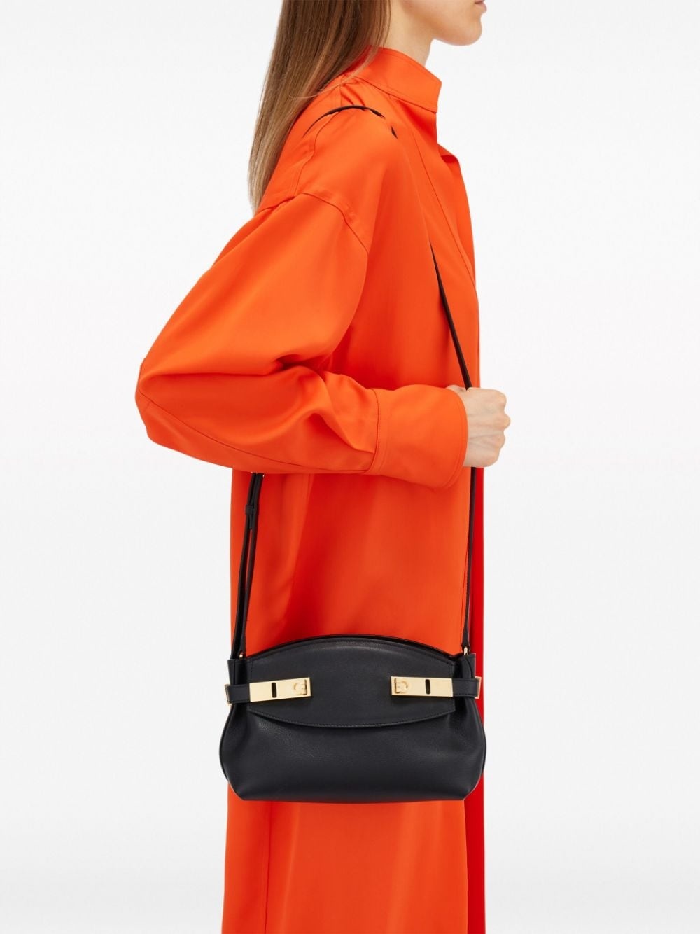 small Hug leather crossbody bag - 2
