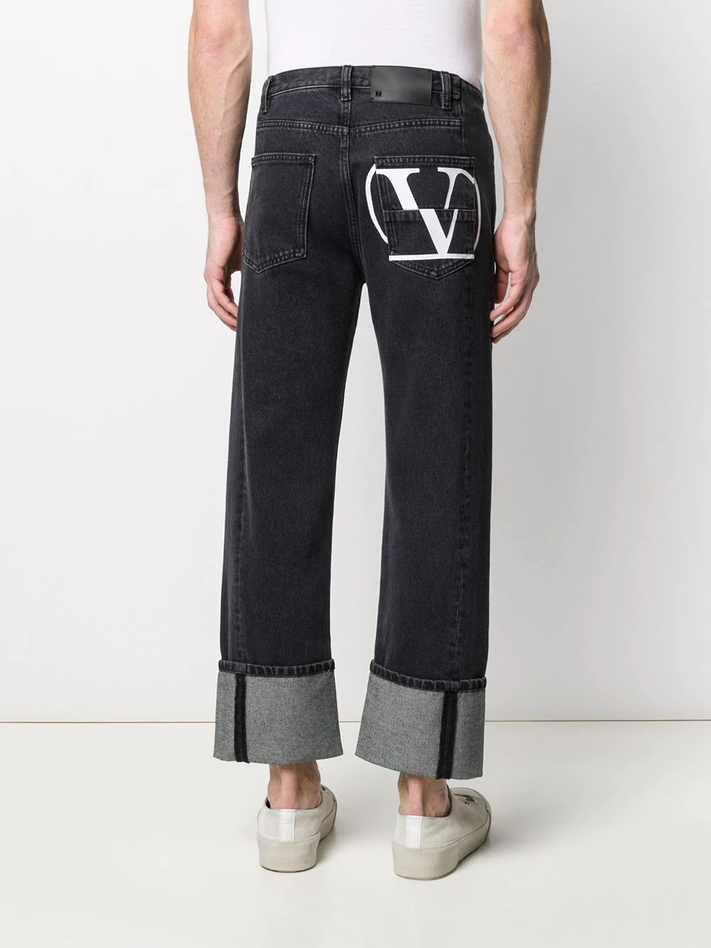 VLOGO straight-leg jeans - 4