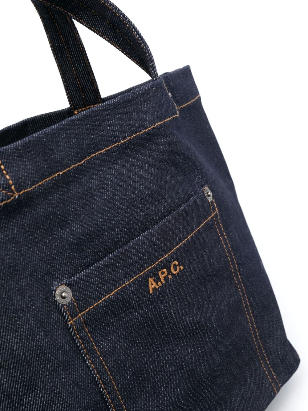 A.P.C. mini Thais denim tote bag | farfetch | REVERSIBLE