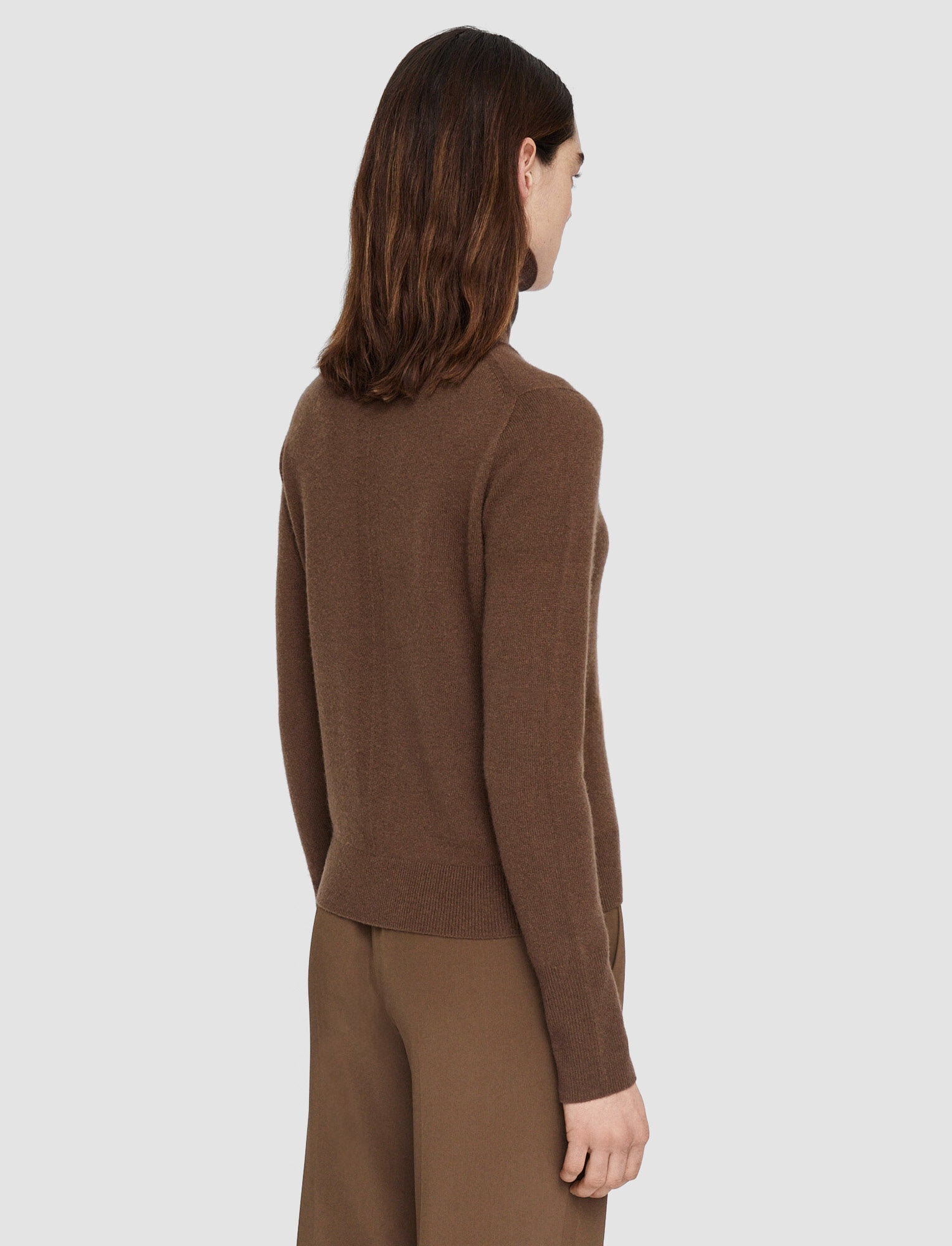 Light Pure Cashmere High Neck Jumper - 4