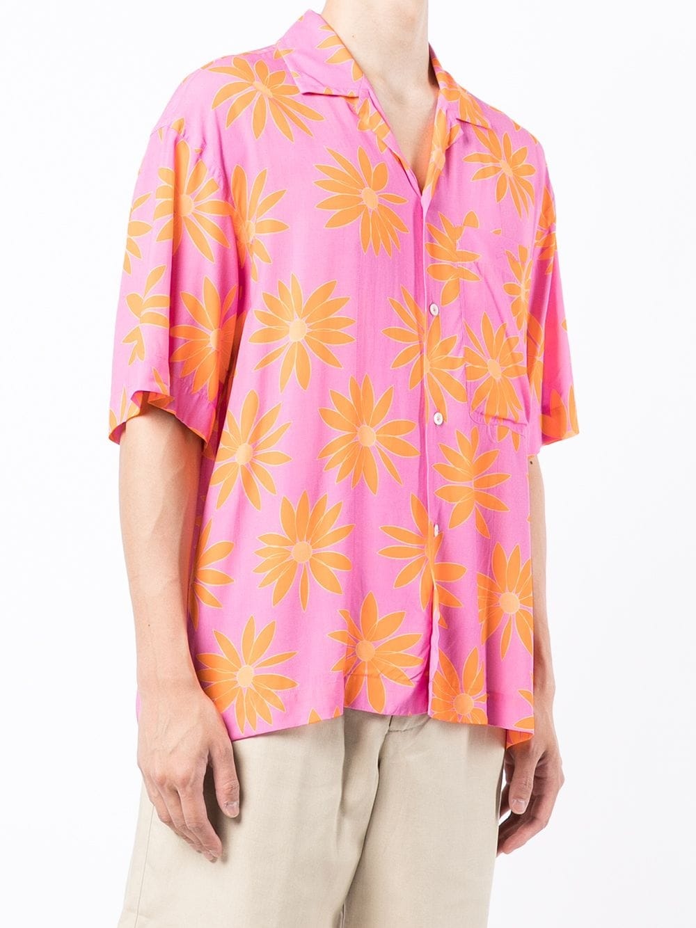 short-sleeve floral shirt - 3