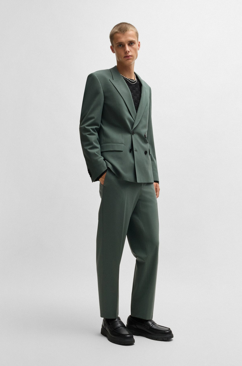 HUGO SLIM-FIT JACKET IN WOOL STRETCH POPLIN outlook