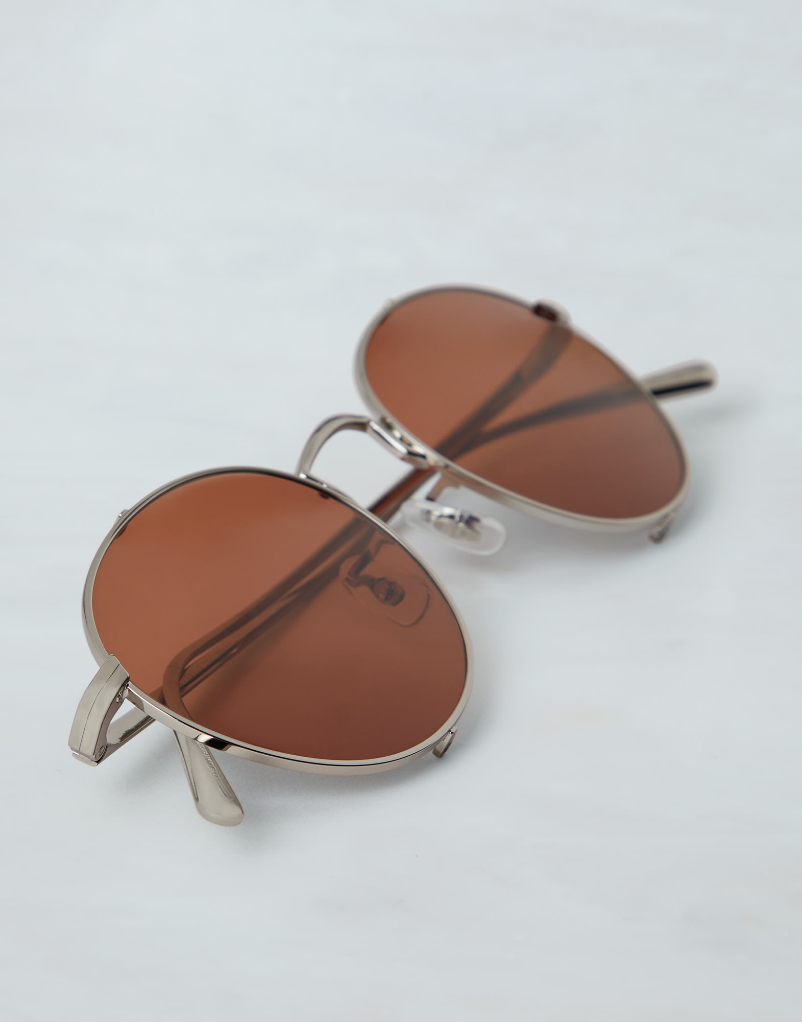 Cesarino metal sunglasses with side shield - 3