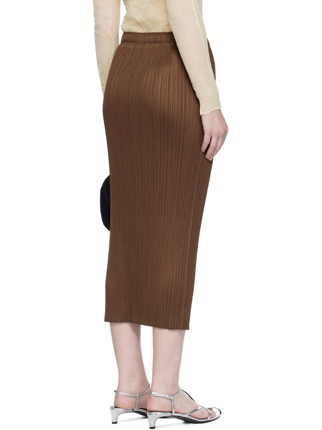 Brown New Colorful Basics 4 Midi Skirt - 3