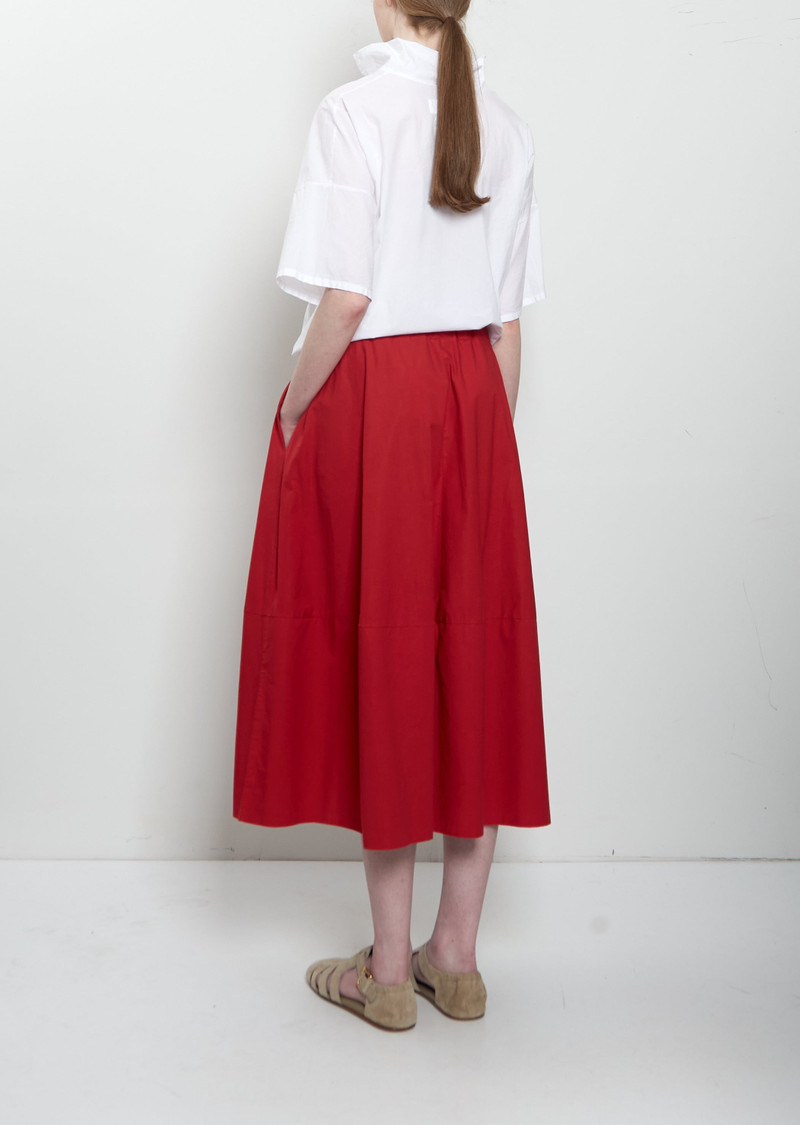 LABO.ART Gea Clara Poplin Skirt — Magenta outlook