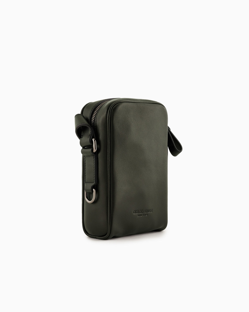 GIORGIO ARMANI NAPPA-LEATHER SMARTPHONE CASE outlook