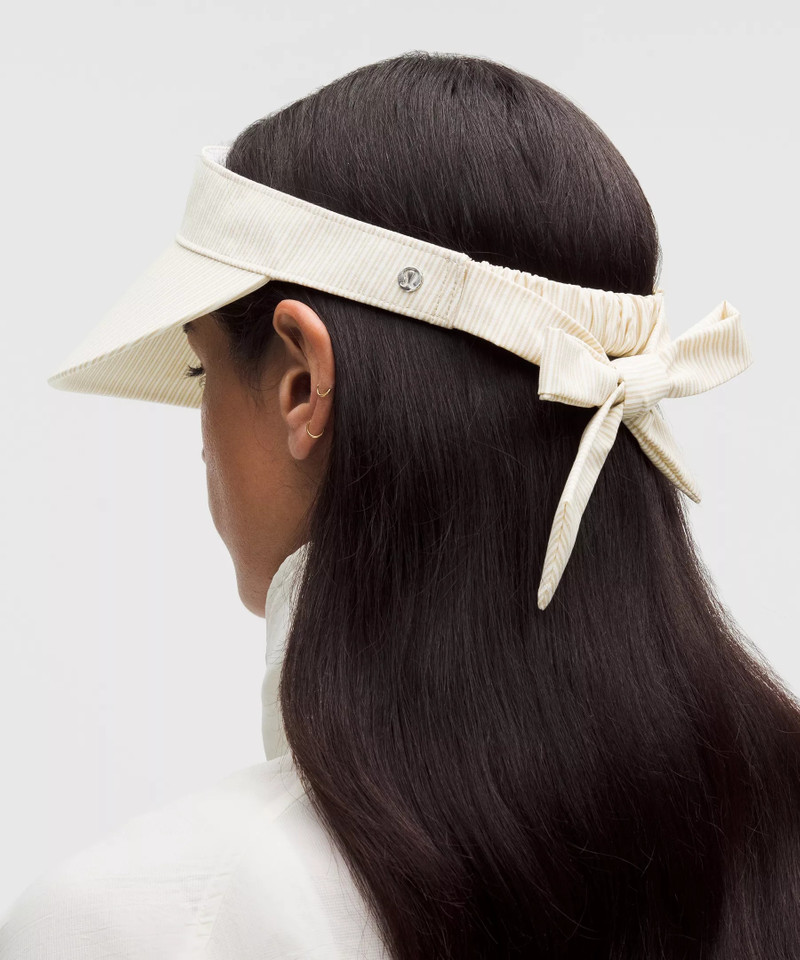 Striped Wide Brim Visor 3