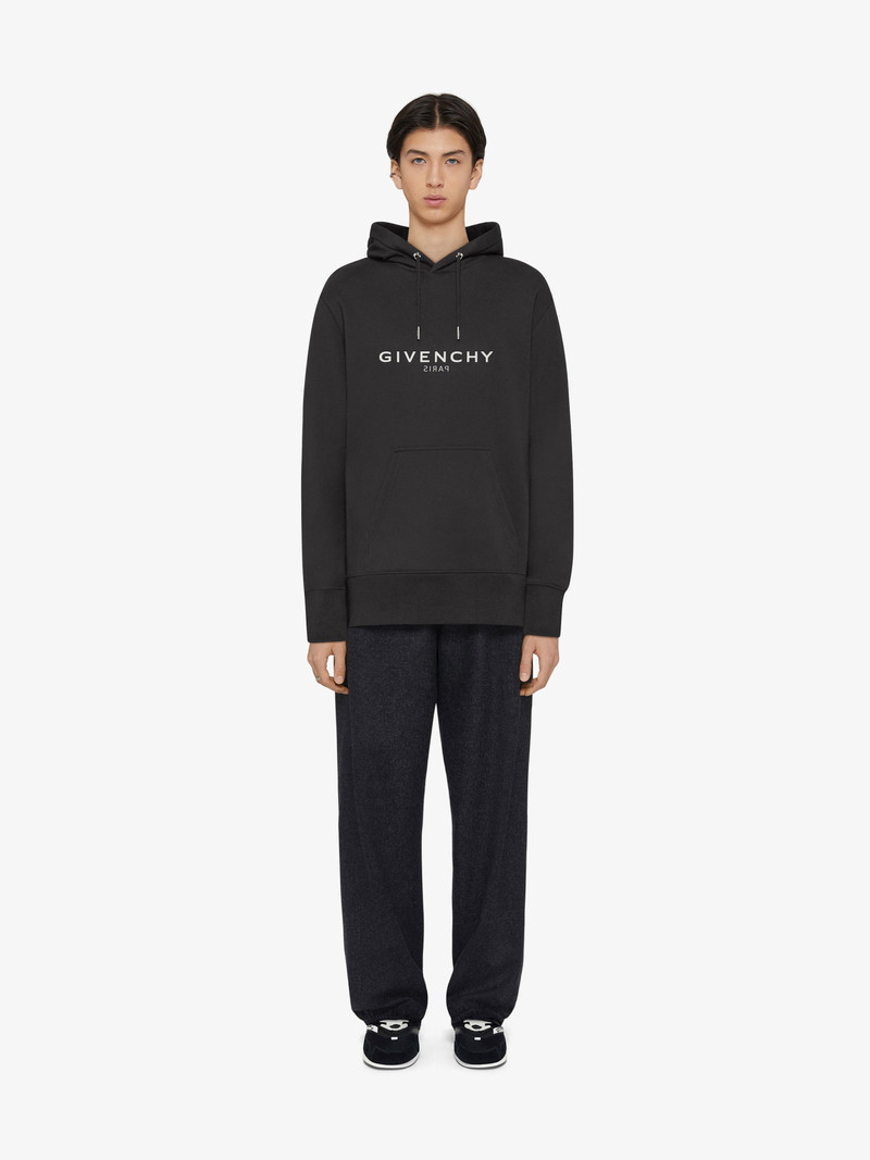 Givenchy GIVENCHY ARCHETYPE SLIM FIT HOODIE IN FLEECE outlook