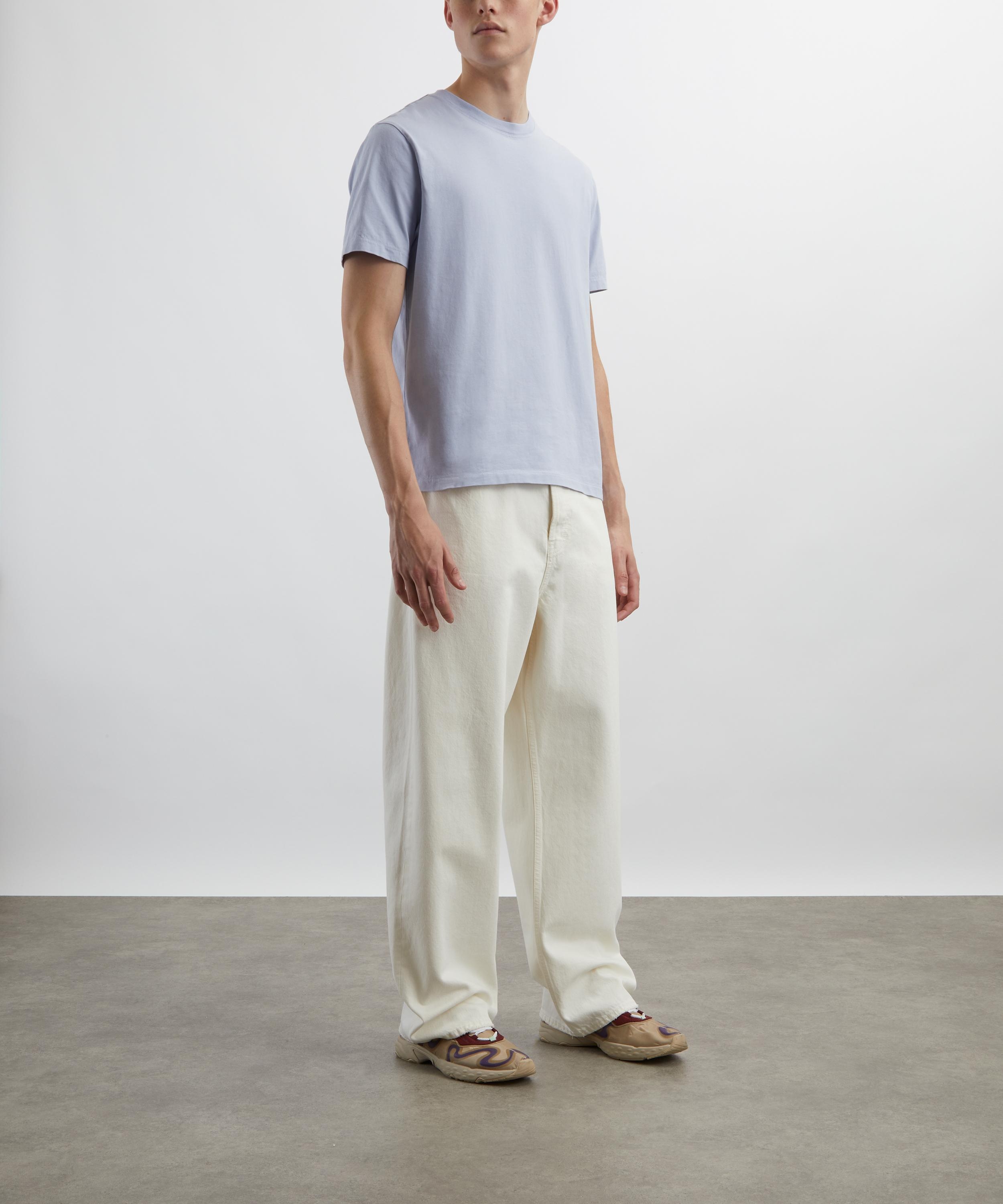 Baggy Jeans in Off White Grind - 2