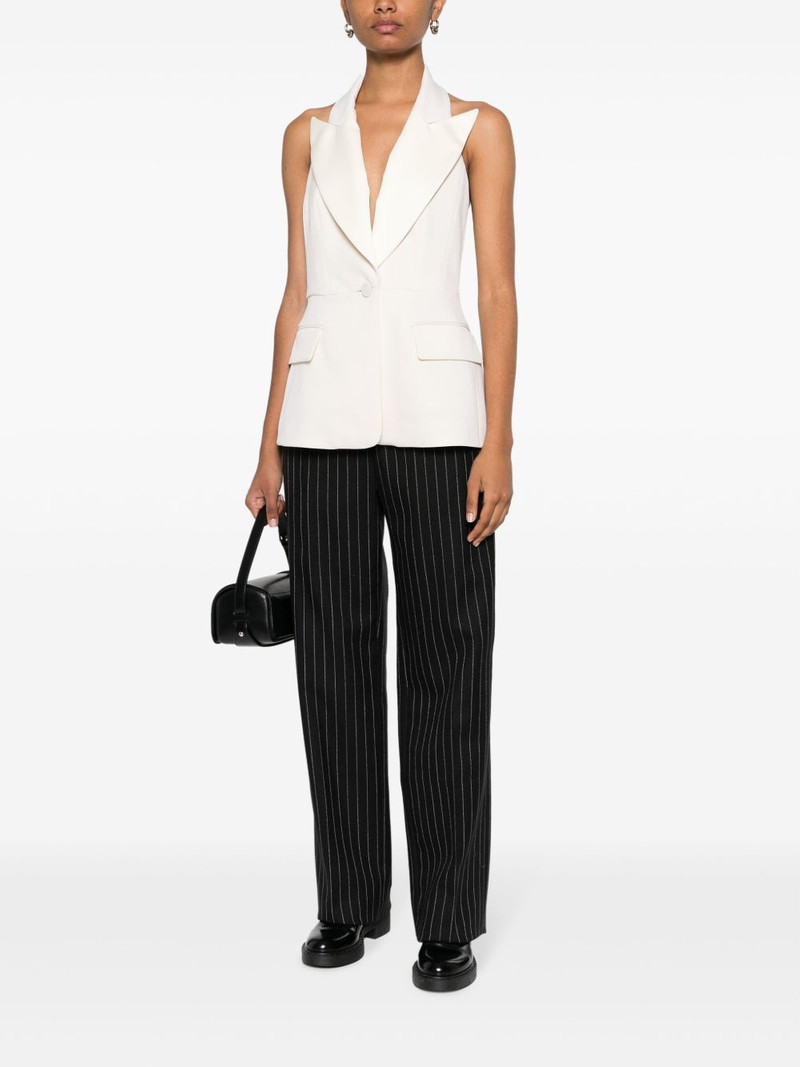 Max Mara suit style virgin wool top outlook