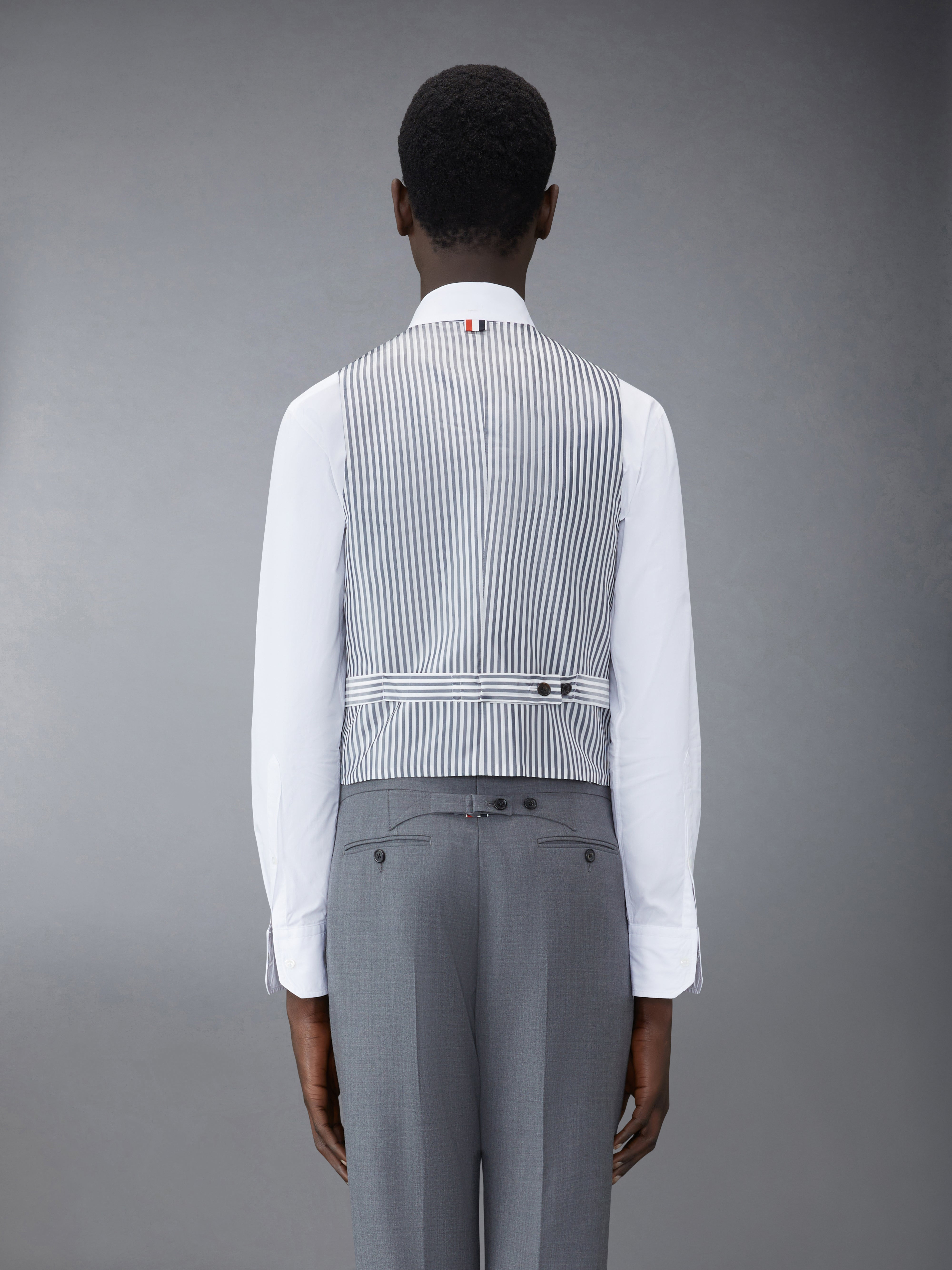 Classic 5-Button Vest in Super 120's Twill - 2