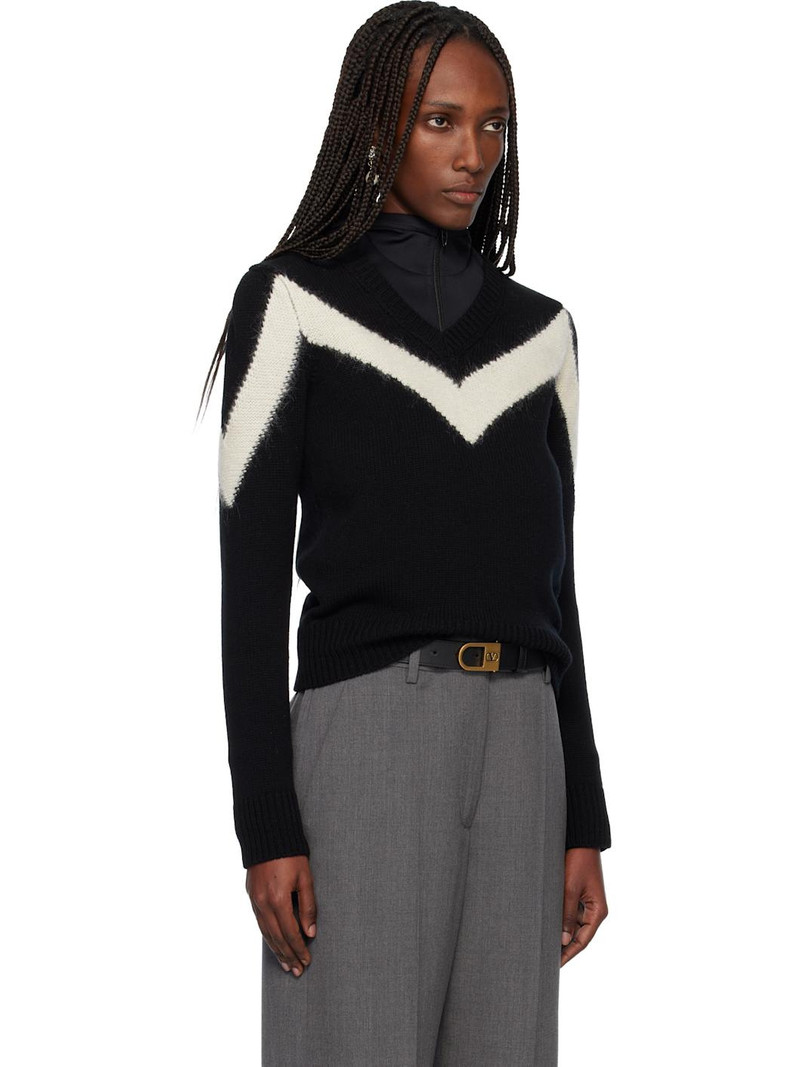 Black Virgin Wool Sweater 2