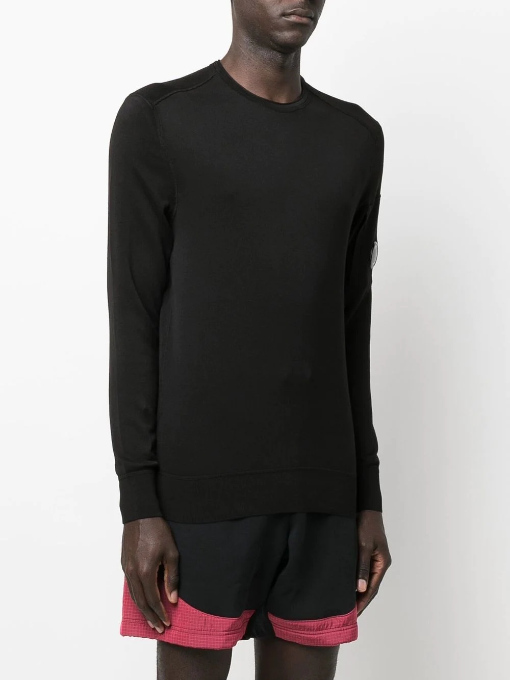 long-sleeve fitted top - 3