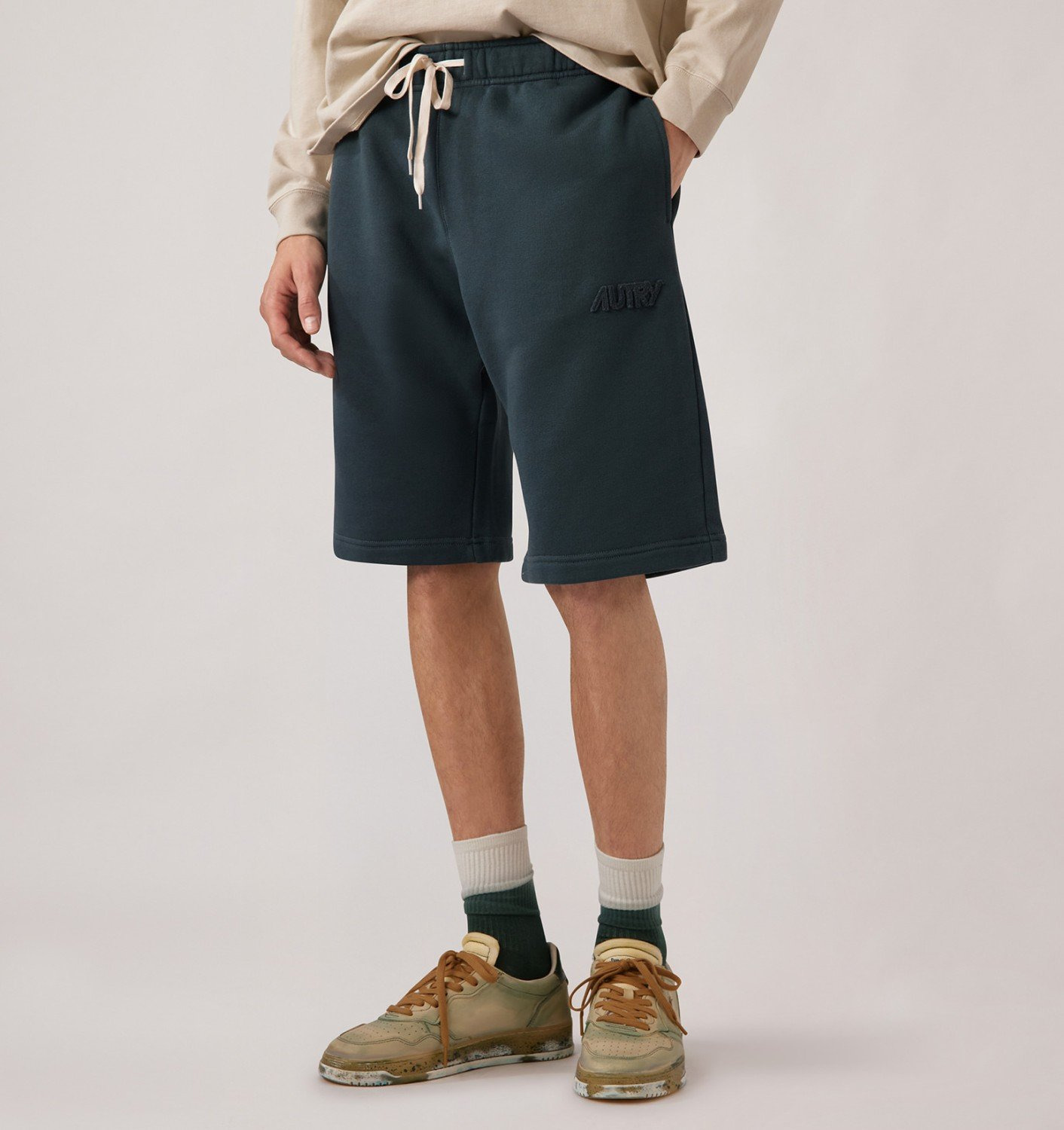 TONAL LOGO SWEATSHORTS MAN - 3