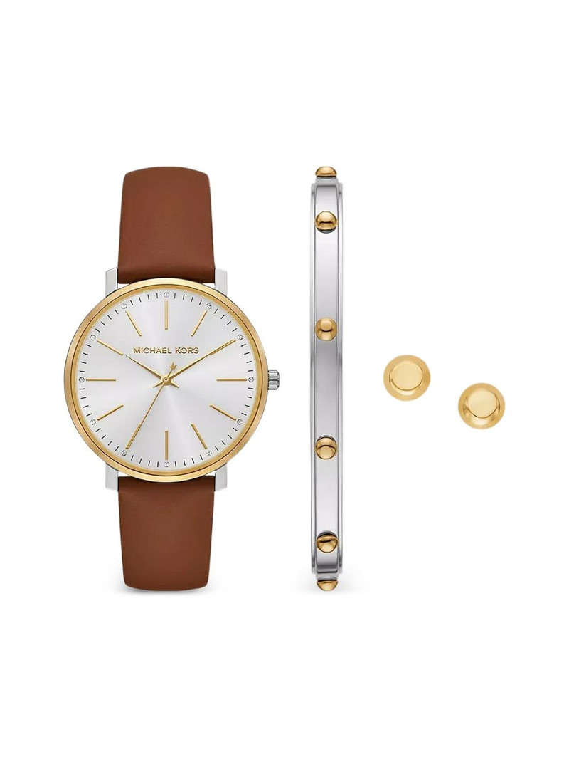 Pyper gold-tone 38mm watch set 6