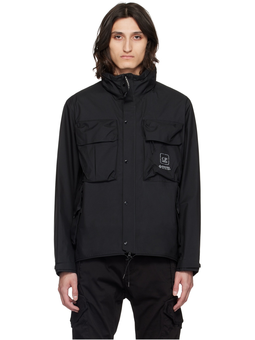 Black Utility Jacket - 1