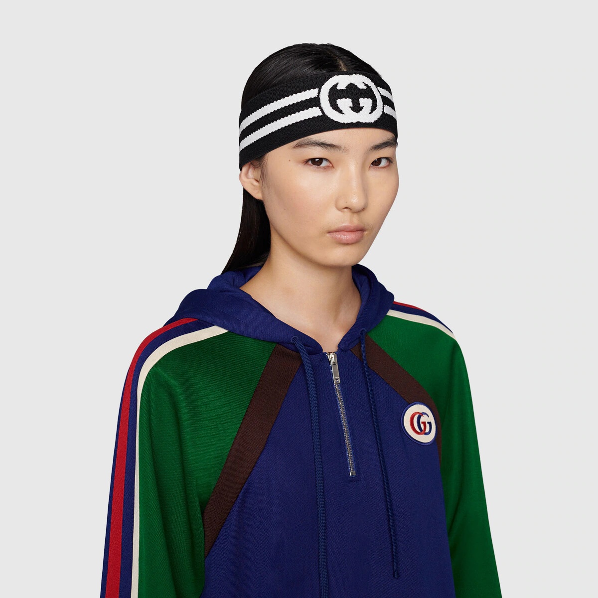 Interlocking G stripe headband - 5