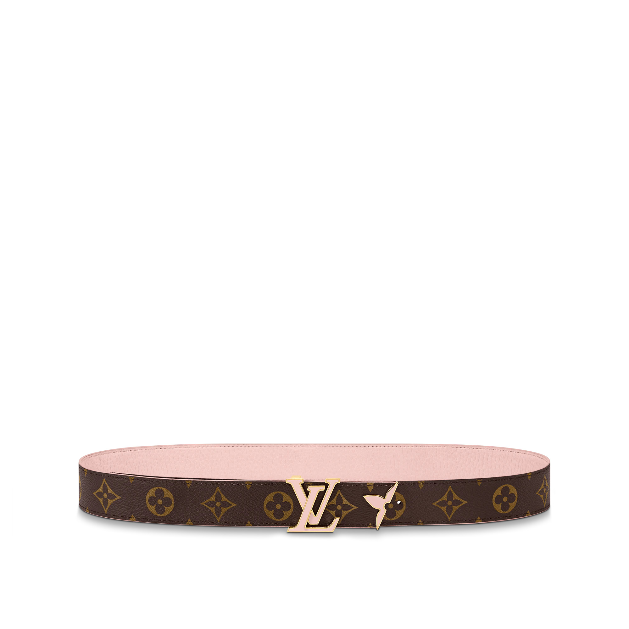 Pretty LV Enamel 30mm Reversible Belt - 4