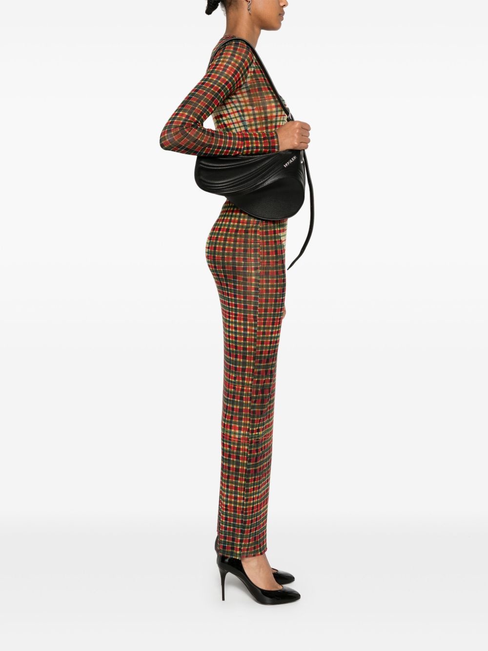debossed shoulder bag - 2