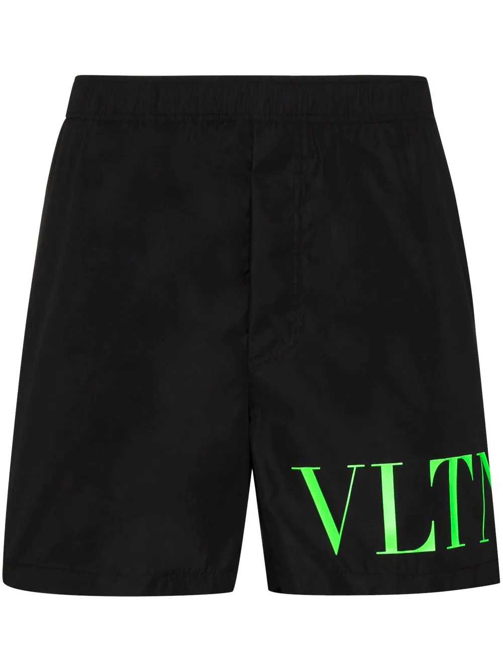 VLTN print swim shorts - 1