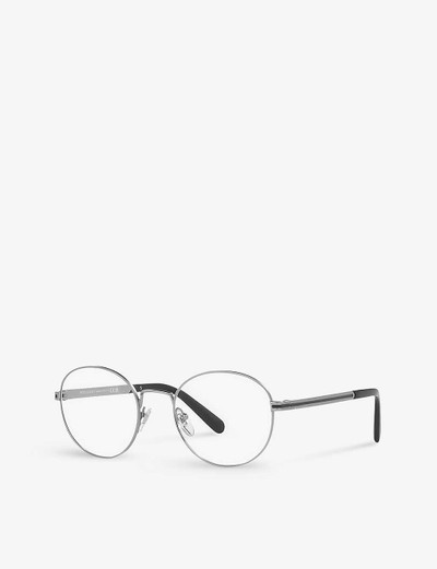 BVLGARI BV1119 round-frame metal glasses outlook