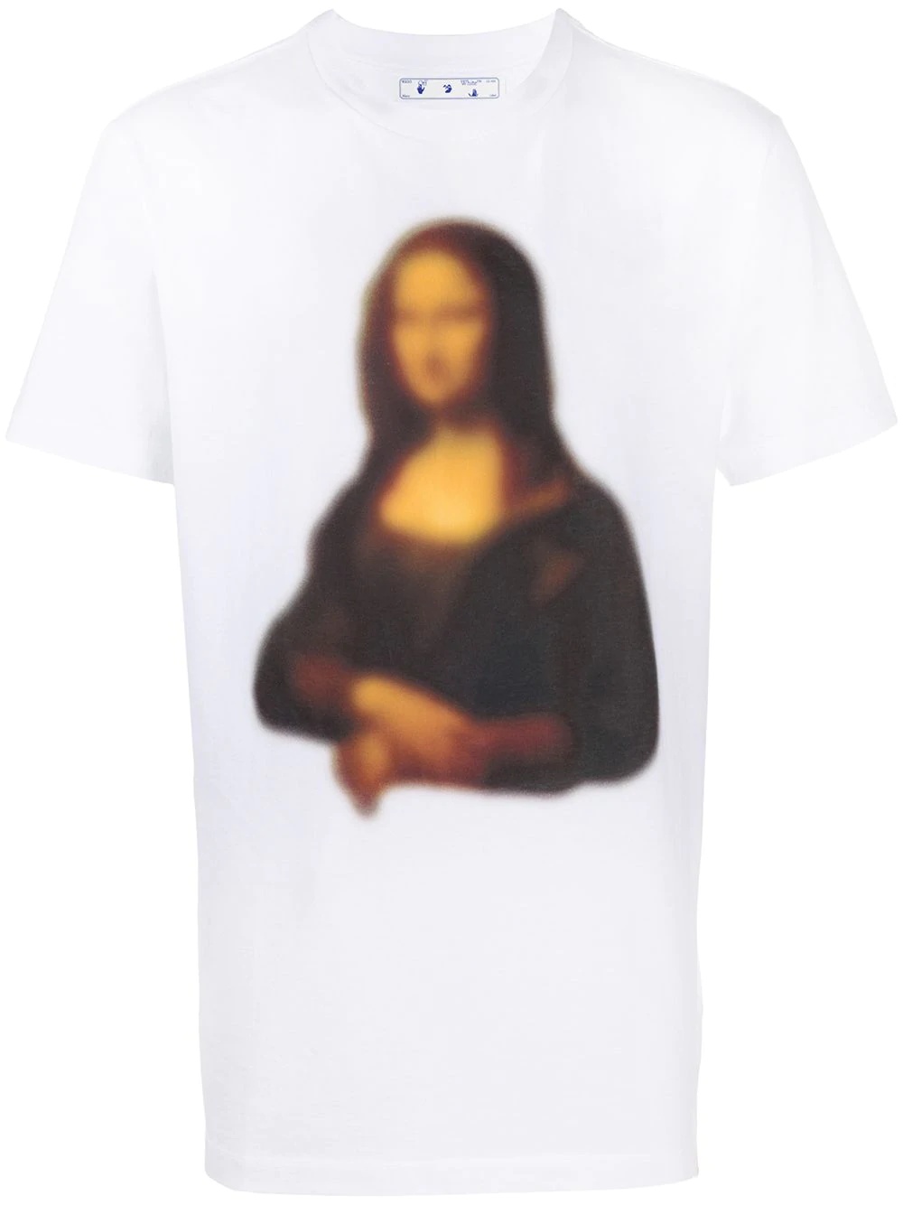 Blurred Monalisa print T-shirt - 1