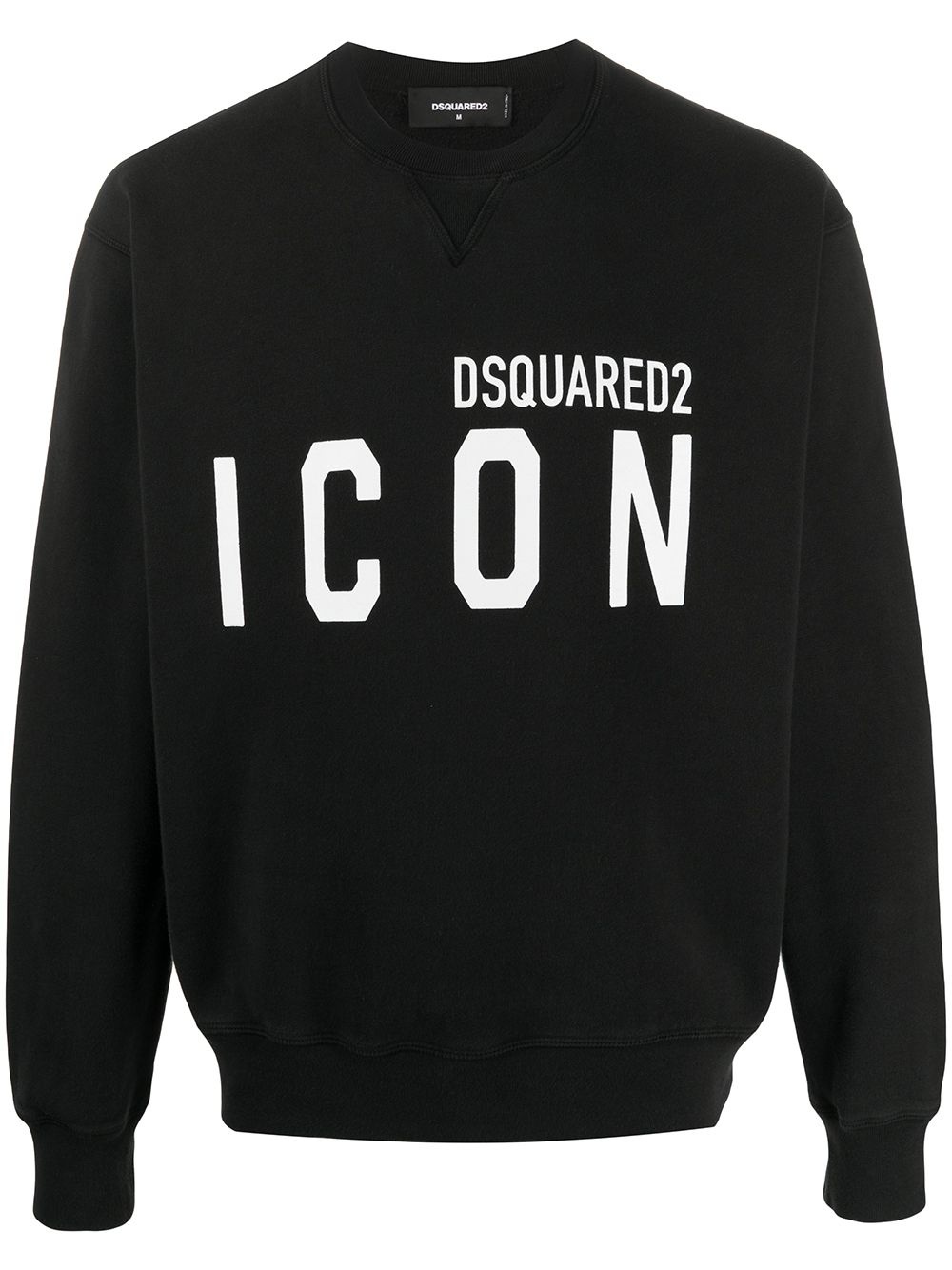 ICON-PRINT CREW NECK SWEATSHIRT - 1