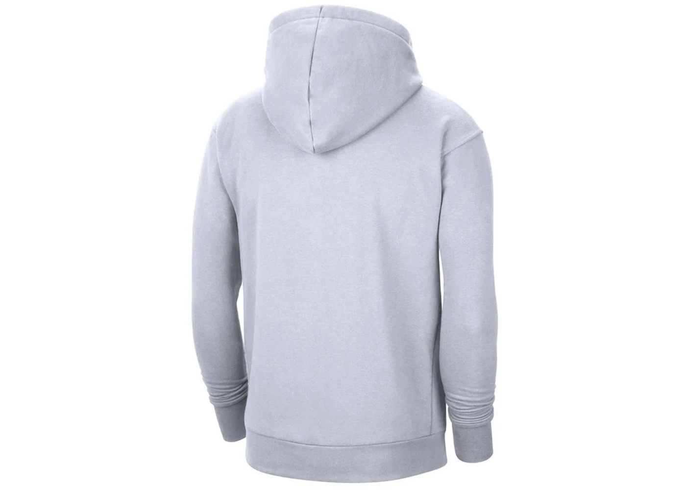 Nike NBA Brooklyn Nets City Edition Fleece Pullover Hoodie Grey - 2