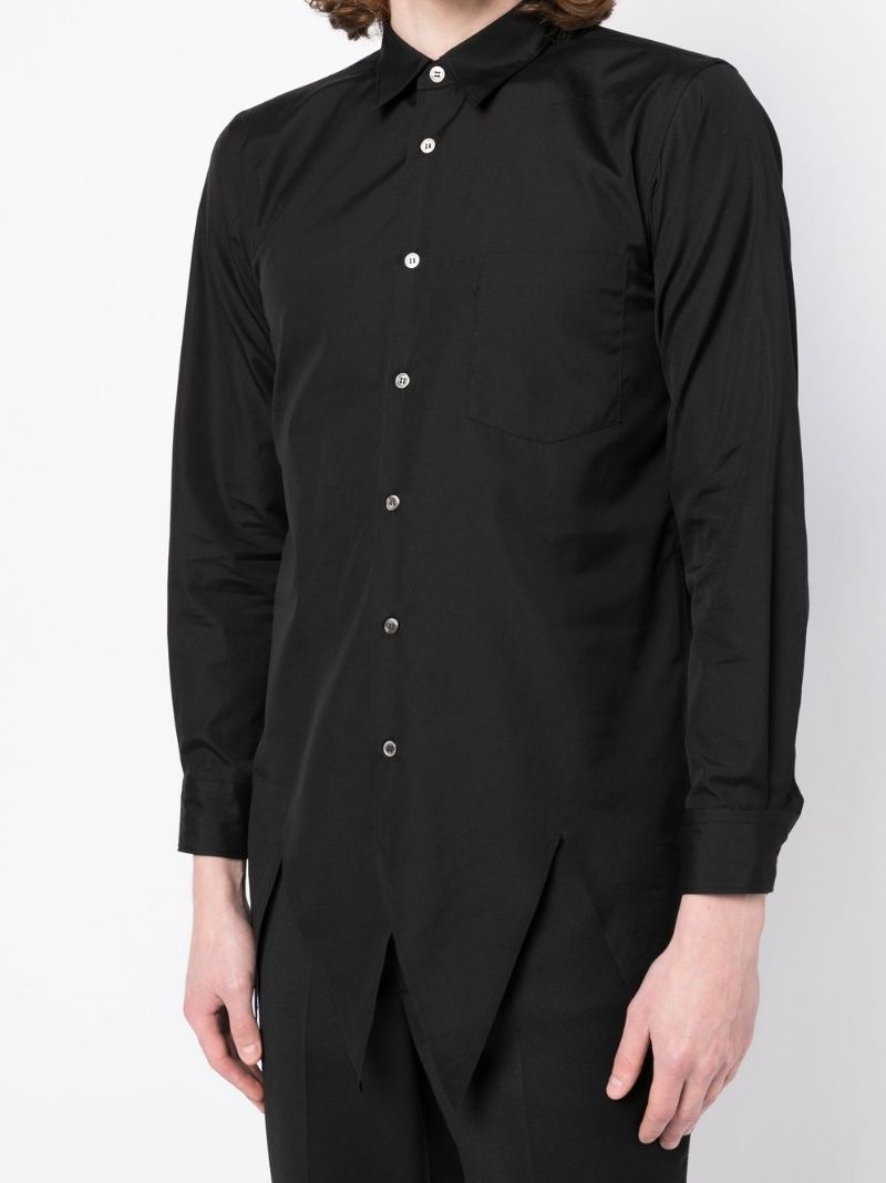 asymmetric cotton shirt - 5
