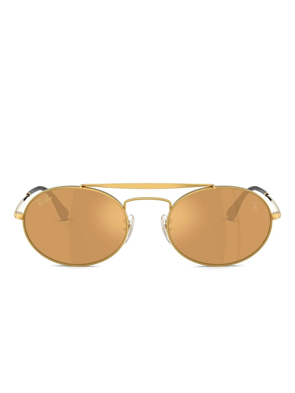 oval-frame sunglasses - 1
