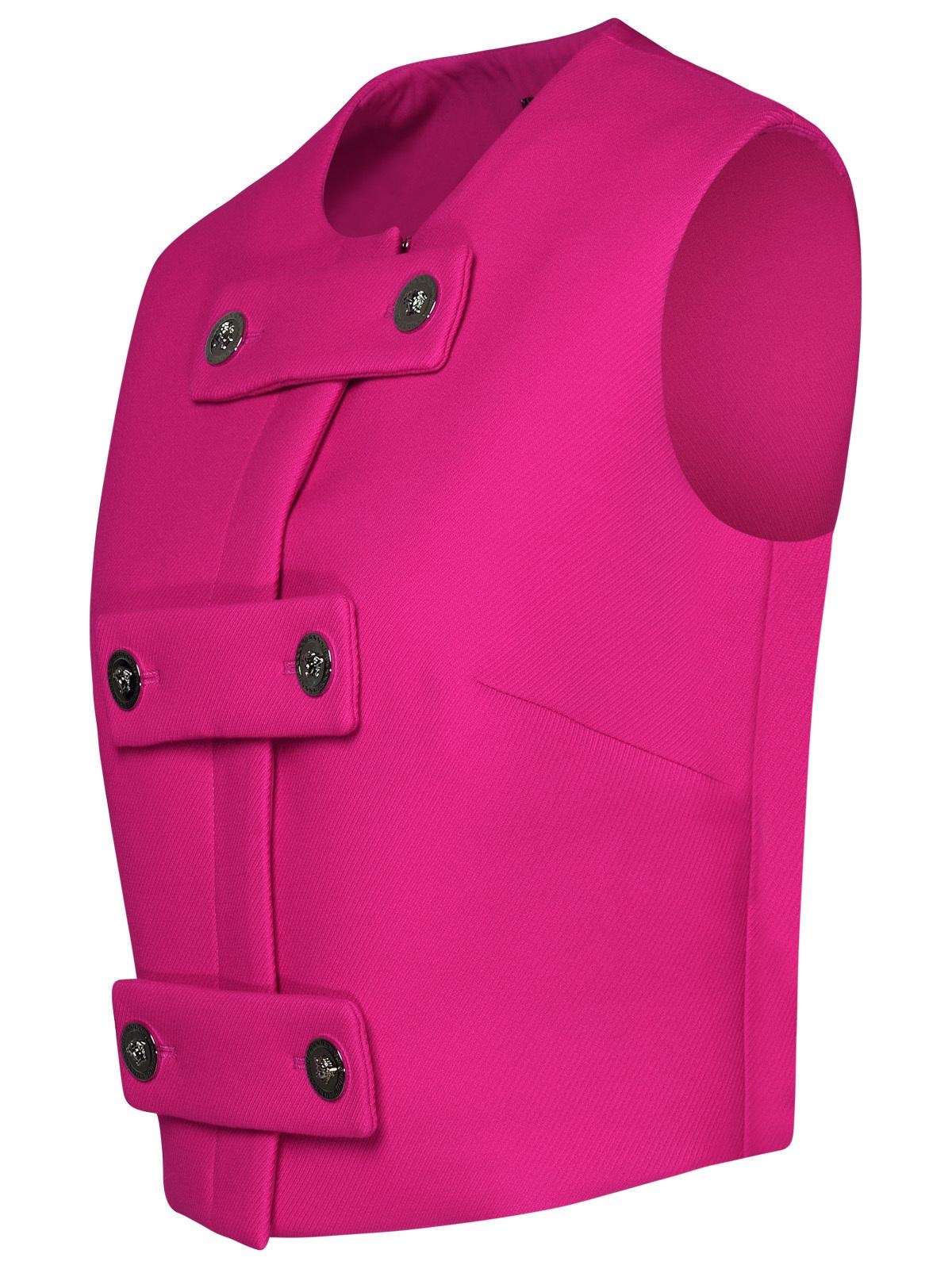 Versace Fuchsia Polyester Vest Woman - 2