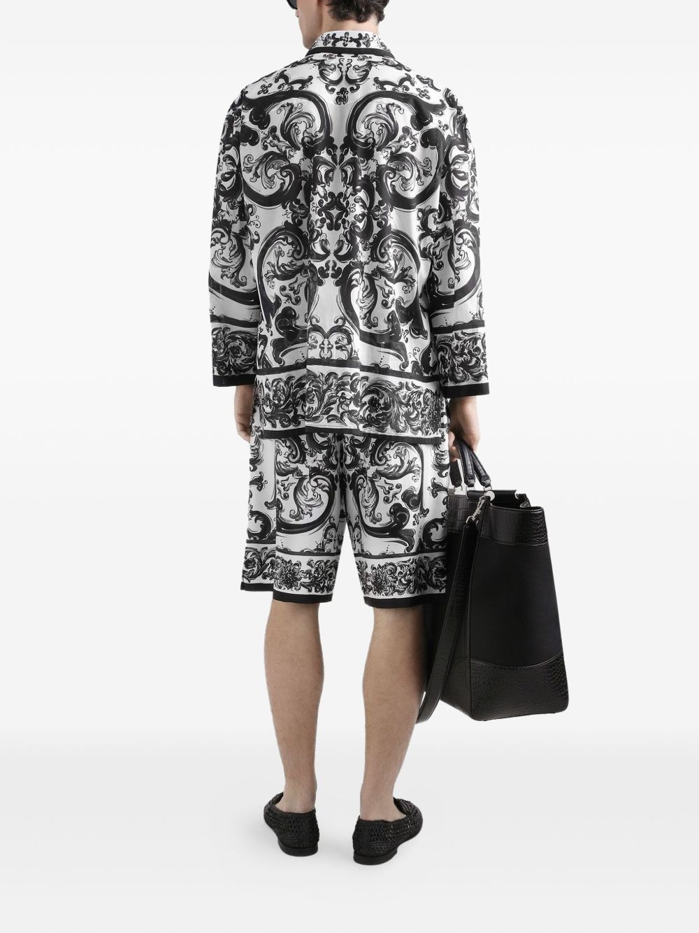 maiolica print bermuda shorts - 3