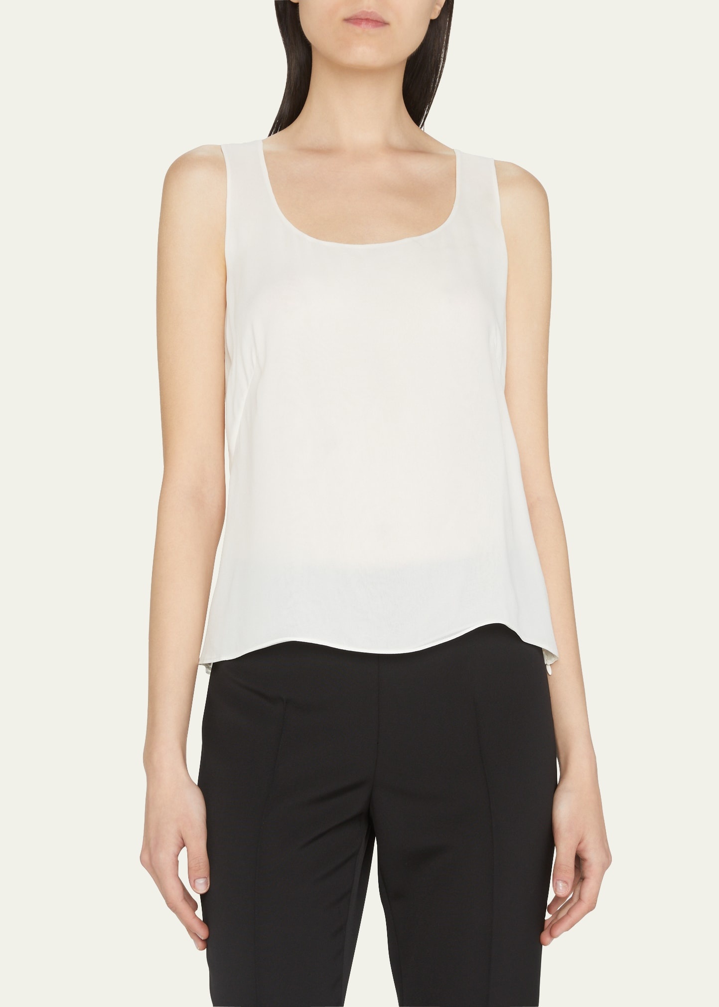 Sleeveless Silk Shell - 4