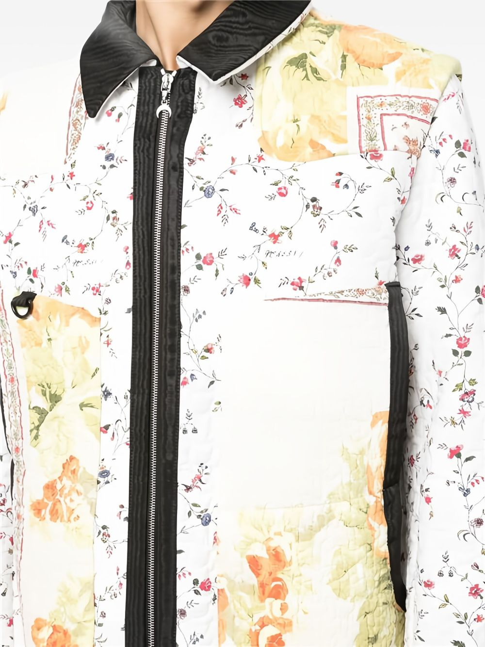 floral-patchwork quilted jacket - 5