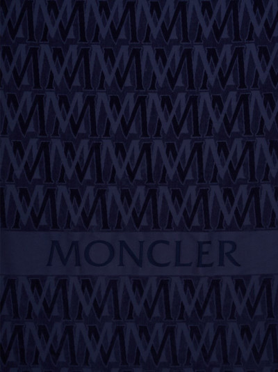 Moncler Monogram cotton beach towel outlook