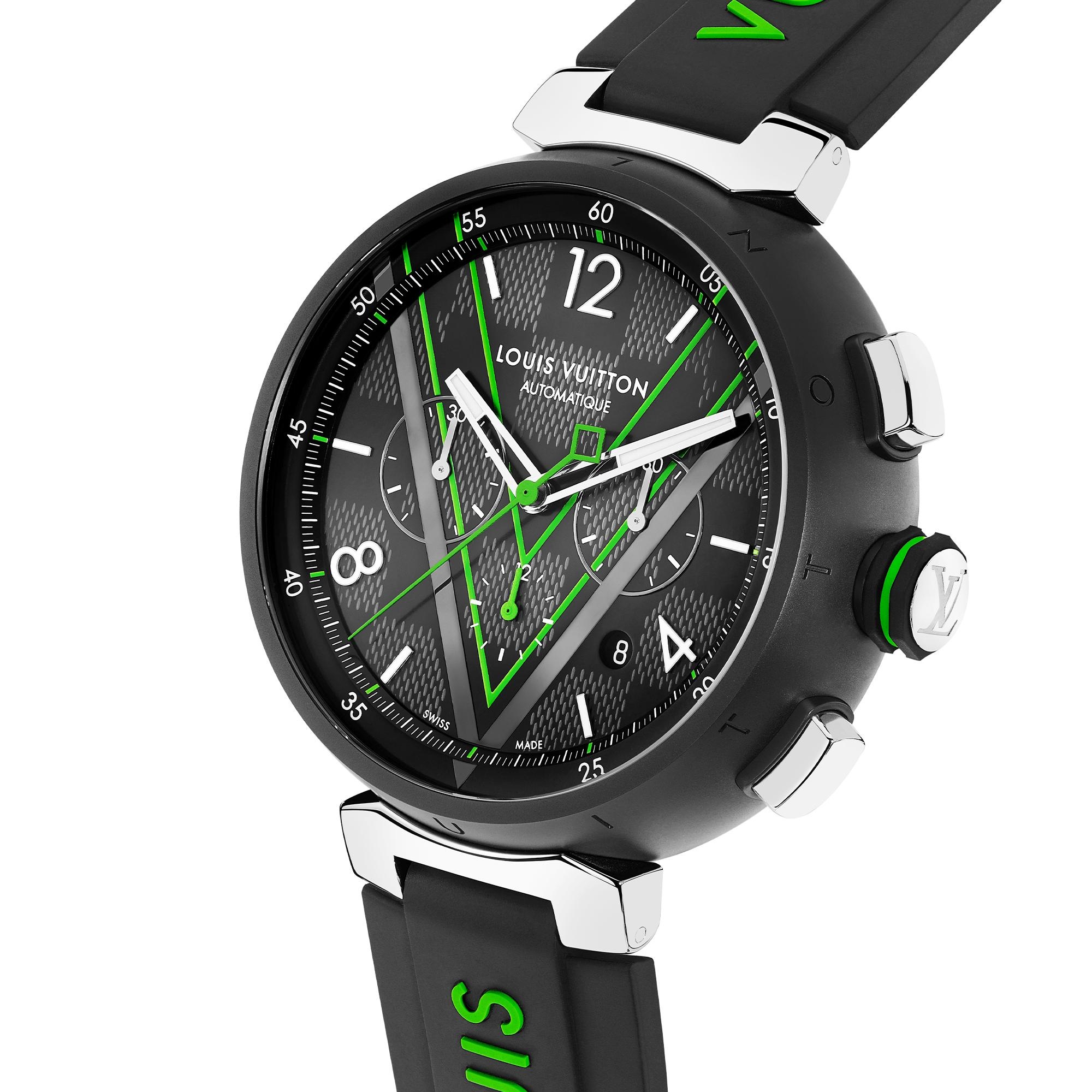 Tambour Damier Graphite Race Chronograph - 2