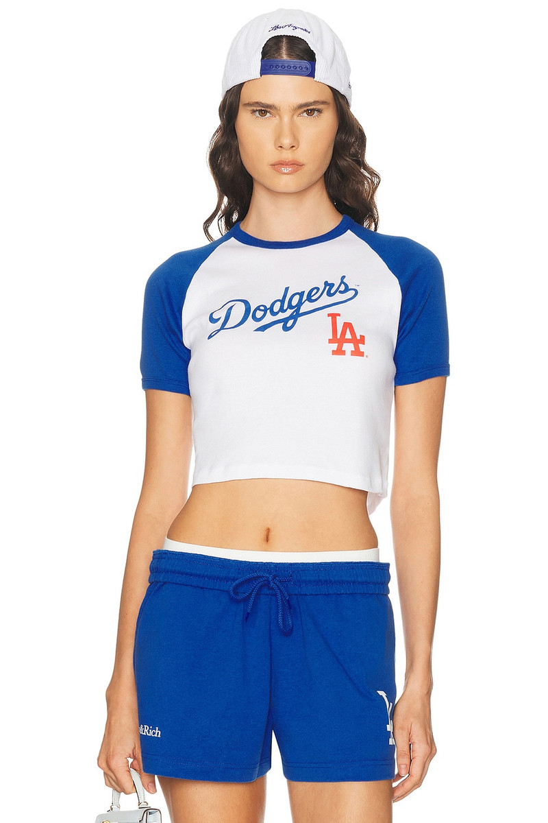 x Dodgers Serif Baby Baseball Tee 1