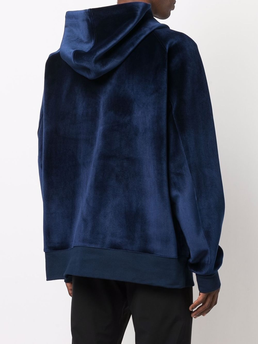 velvet hooded jacket - 5