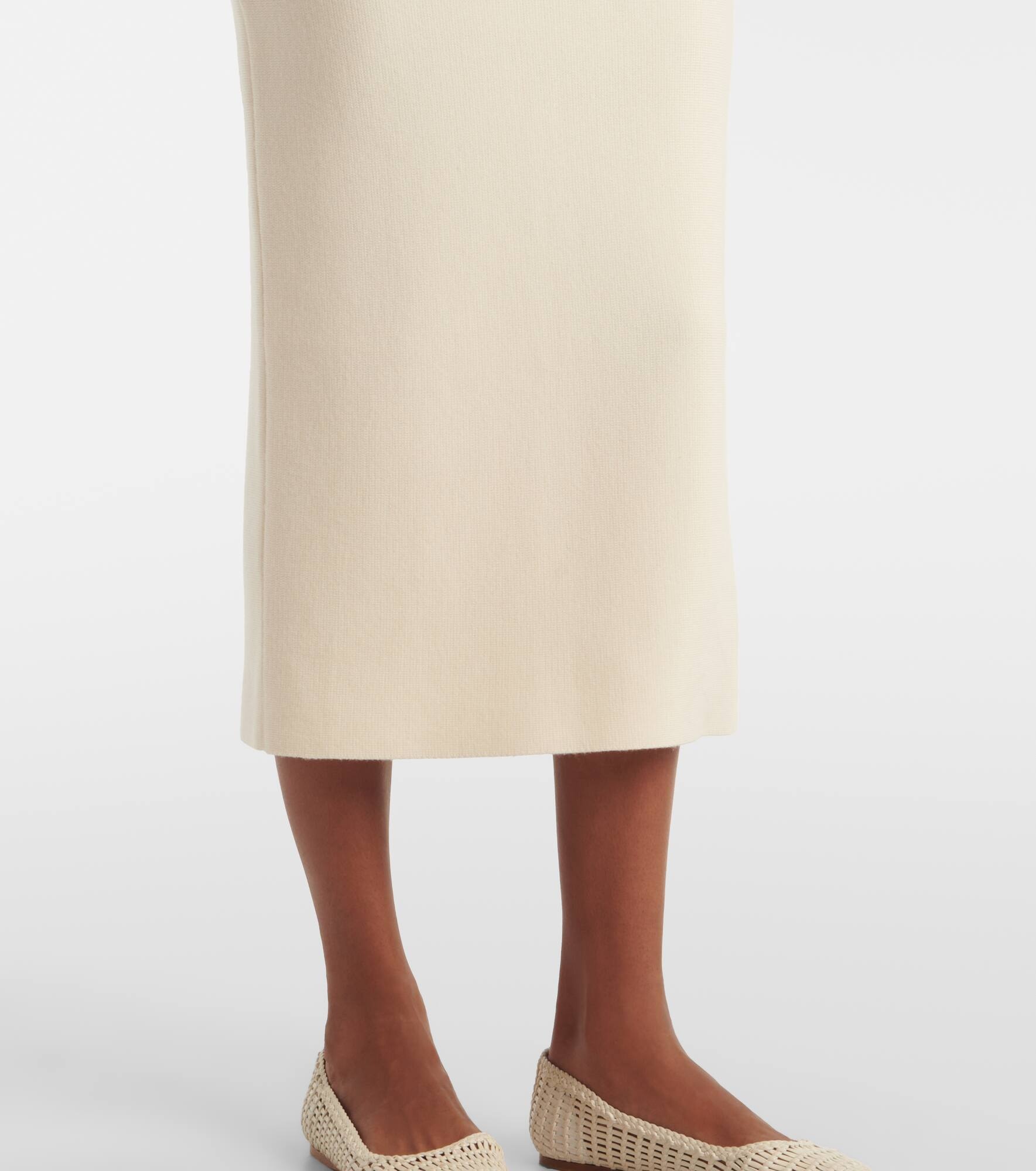 Circe virgin wool pencil skirt - 5