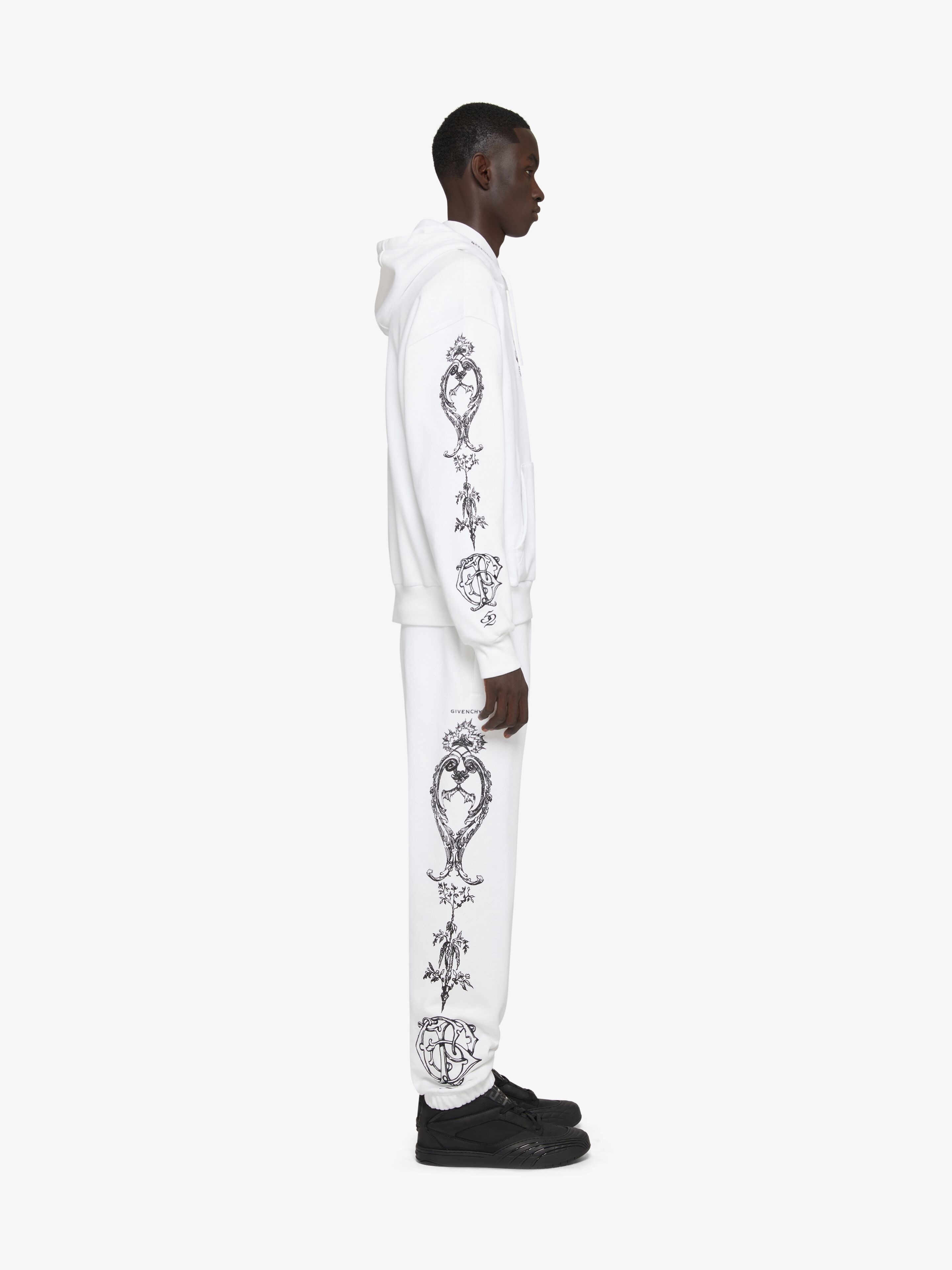 GIVENCHY CREST JOGGER PANTS IN FLEECE - 3