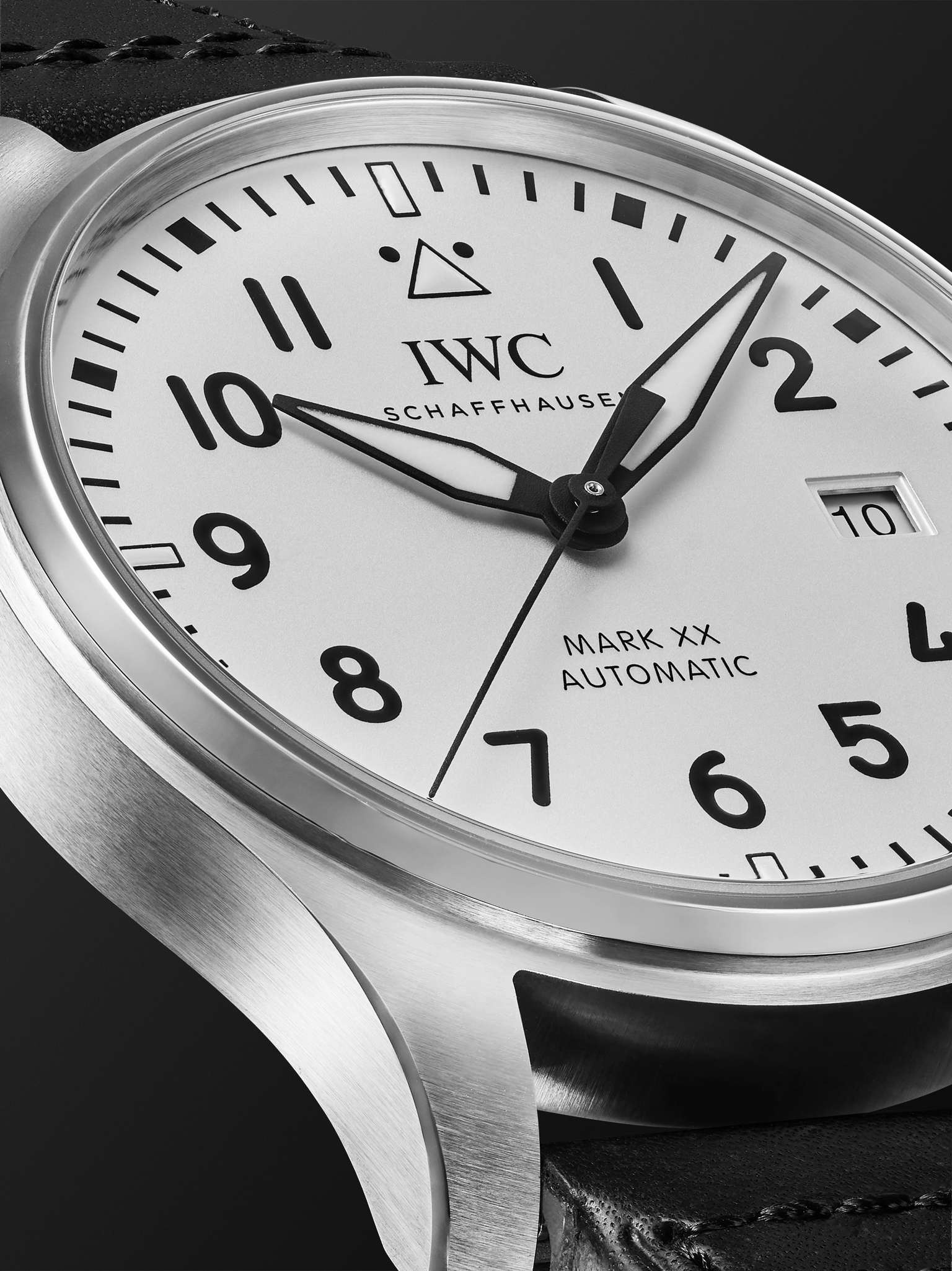 Pilot's Mark XX Automatic 40mm Stainless Steel and Leather Watch, Ref. No. IWIW328207 - 5