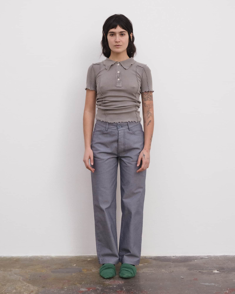 Omato Polo Tee Shirt - Organic Cotton Rib 4