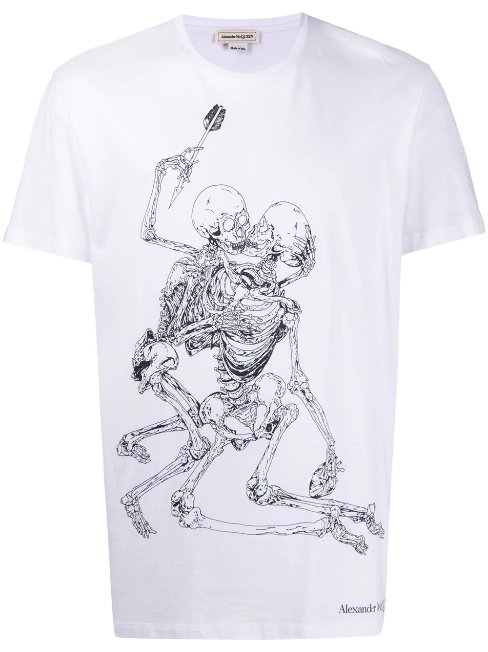 Lovers Skeleton printed T-shirt - 1