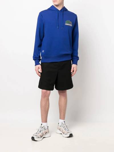 LACOSTE Minecraft logo-patch hoodie outlook